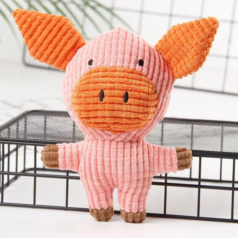 Cross-Border Dog Toys Vocal Bite Resistant Plush Toys Pet Supplies Toys Can'T Bite Bad Sleeping Doll Little Yellow Duck