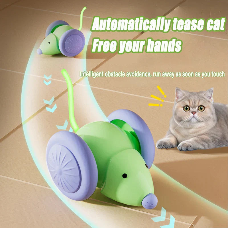 Interactieve Elektrische Kattenmuis – USB Oplaadbaar, Bpa-Vrij
