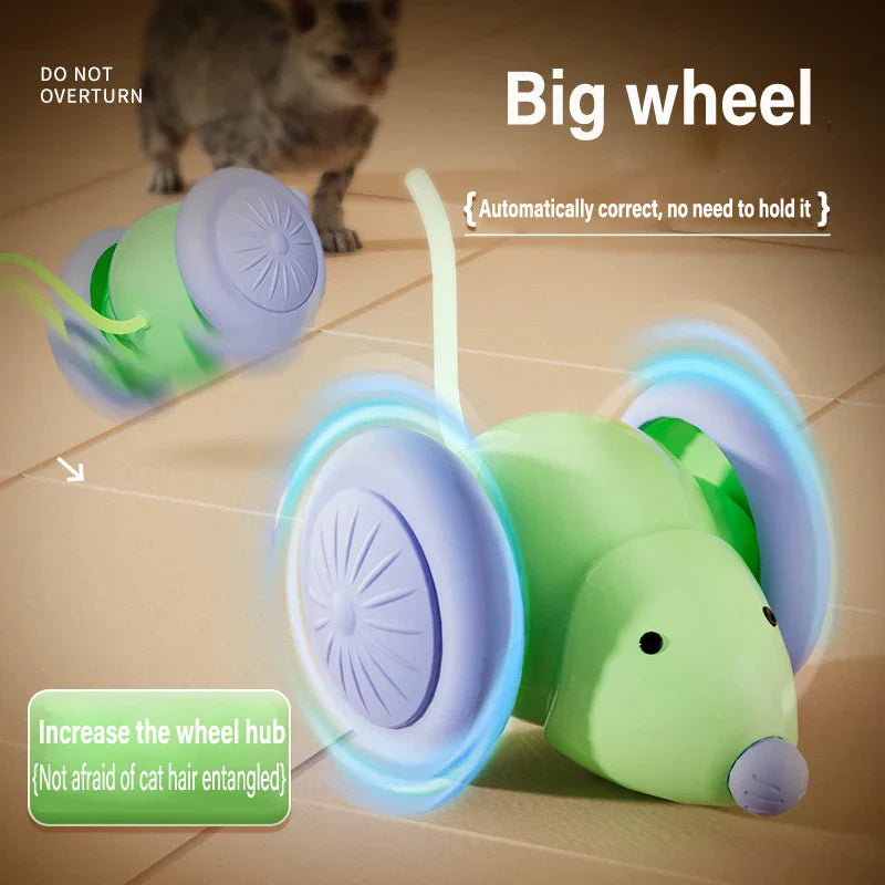 Interactieve Elektrische Kattenmuis – USB Oplaadbaar, Bpa-Vrij