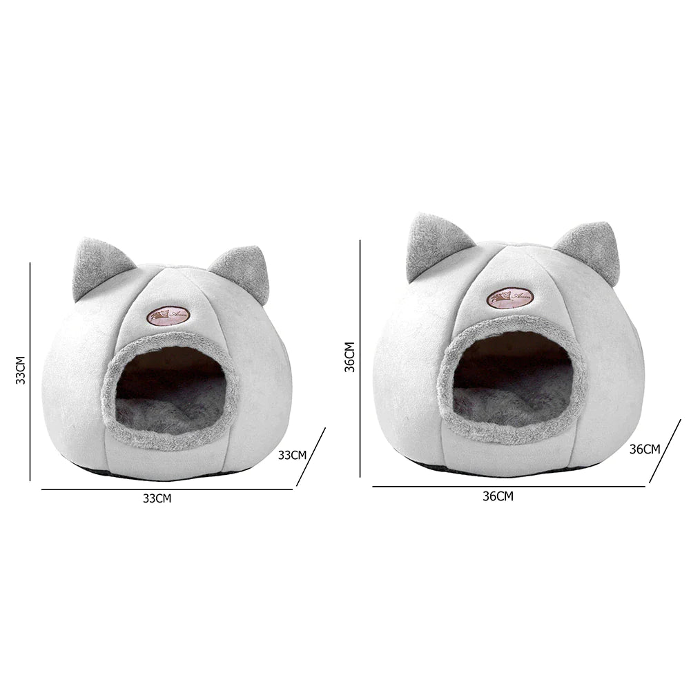 Warm Comfort Cat Bed in Winter Little Mat Basket Small Dog House Products Pets Tent Cozy Cave Beds Indoor Gate Accessories