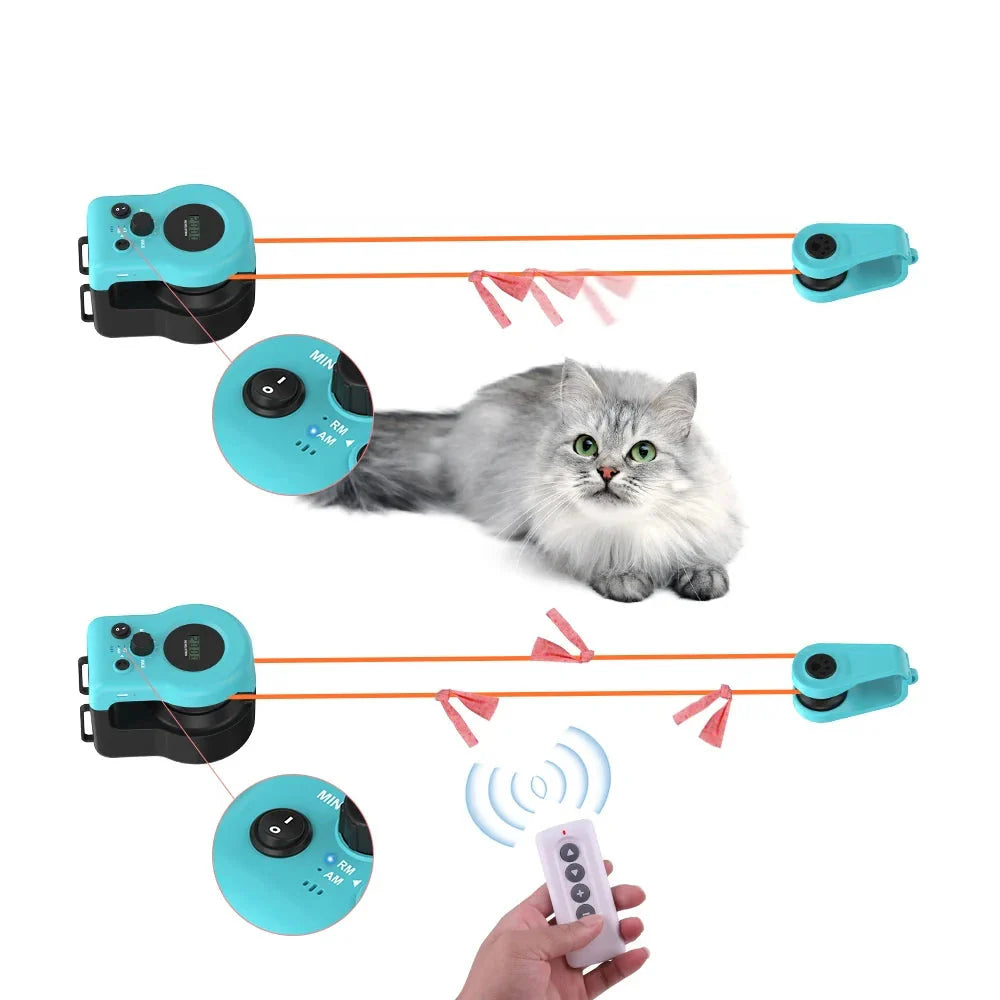 Interactive Cat Toy with Adjustable Speed and Realistic Mouse Sounds – Automatic Cat Exercise Wheel for Indoor Play