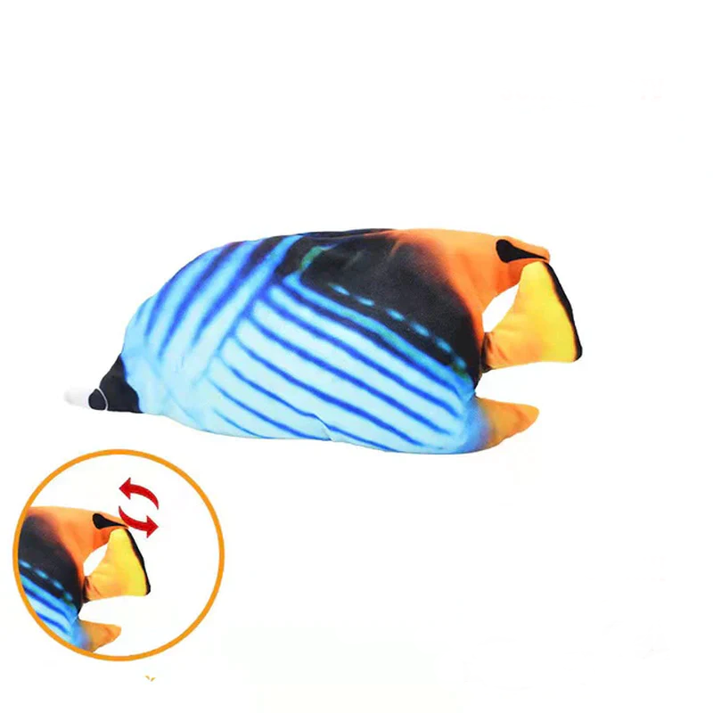 Rechargeable Fish Cat Toy with Catnip