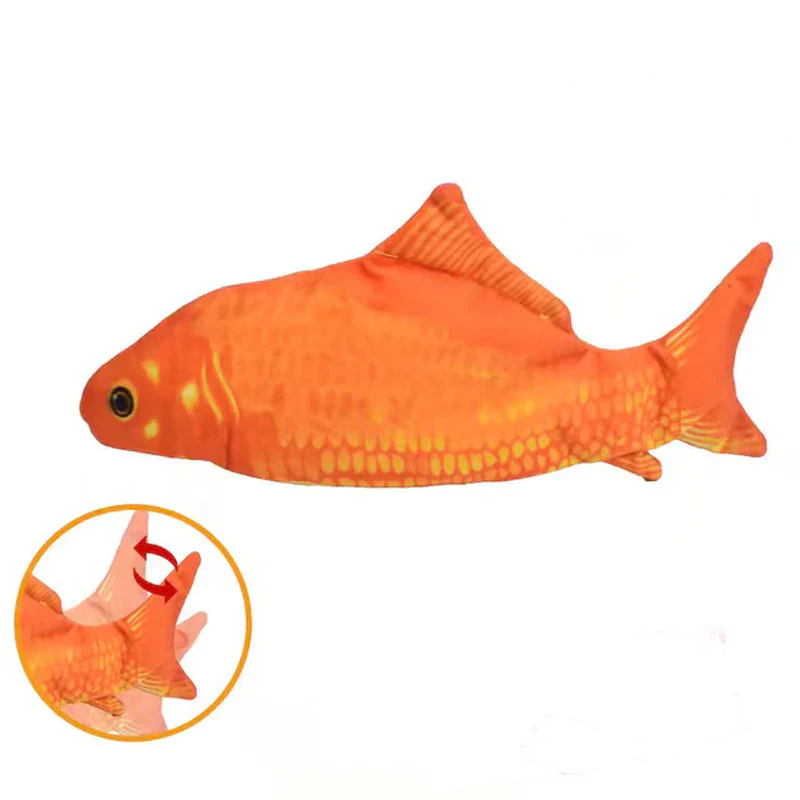 Rechargeable Fish Cat Toy with Catnip