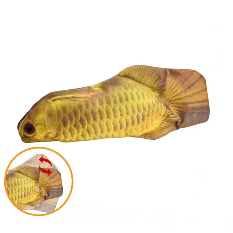 Rechargeable Fish Cat Toy with Catnip