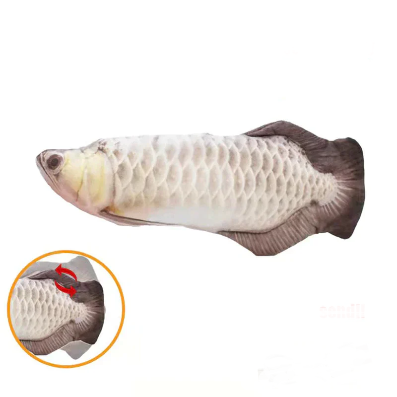 Rechargeable Fish Cat Toy with Catnip