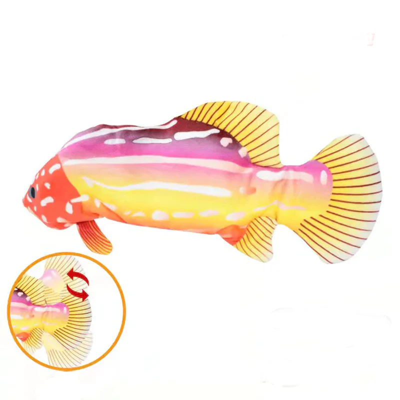 Rechargeable Fish Cat Toy with Catnip