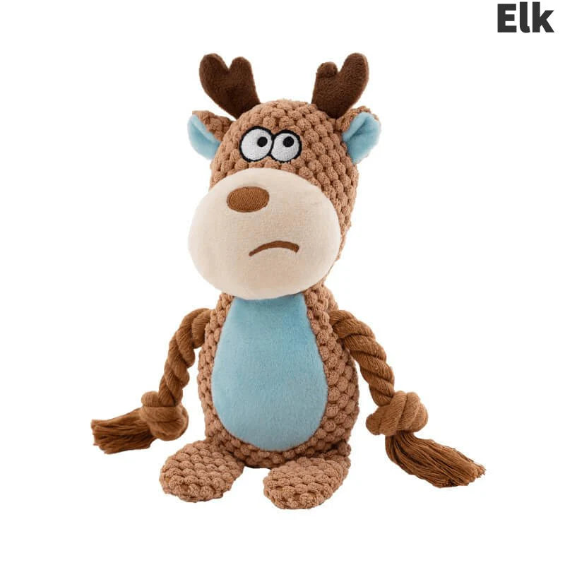 Dog Plush Wolf Toy | Durable Chew Companion – for Strong Chewers
