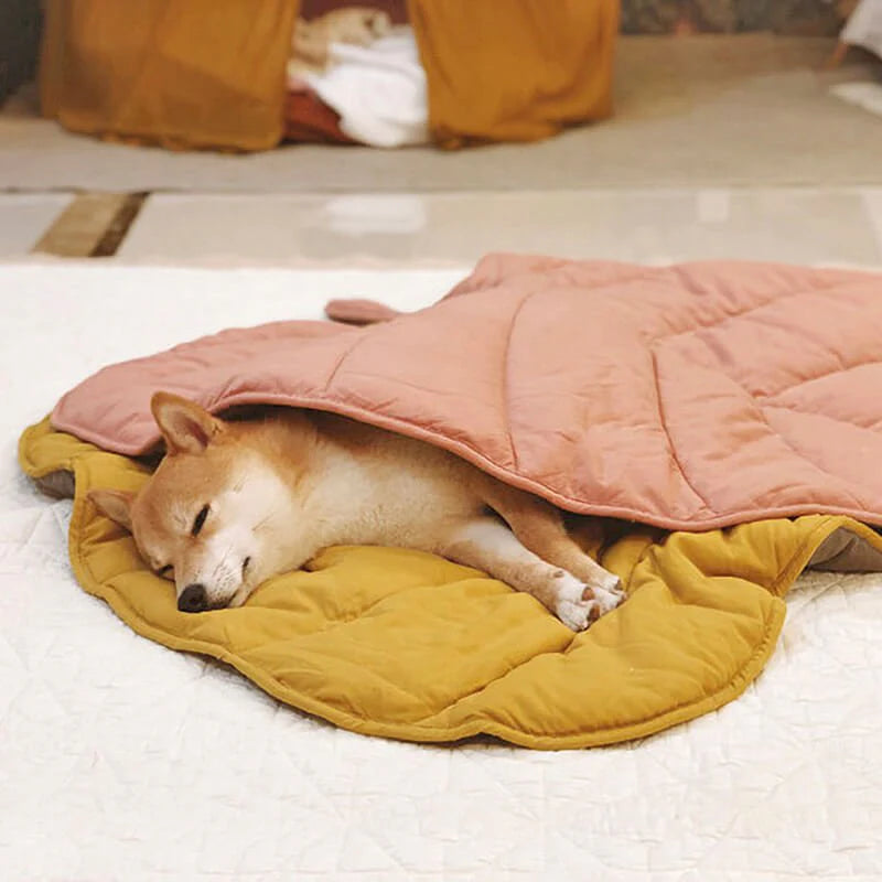 Leaf-Shaped Dog Bed – Soft and Breathable Pet Bed for Indoor and Outdoor Use